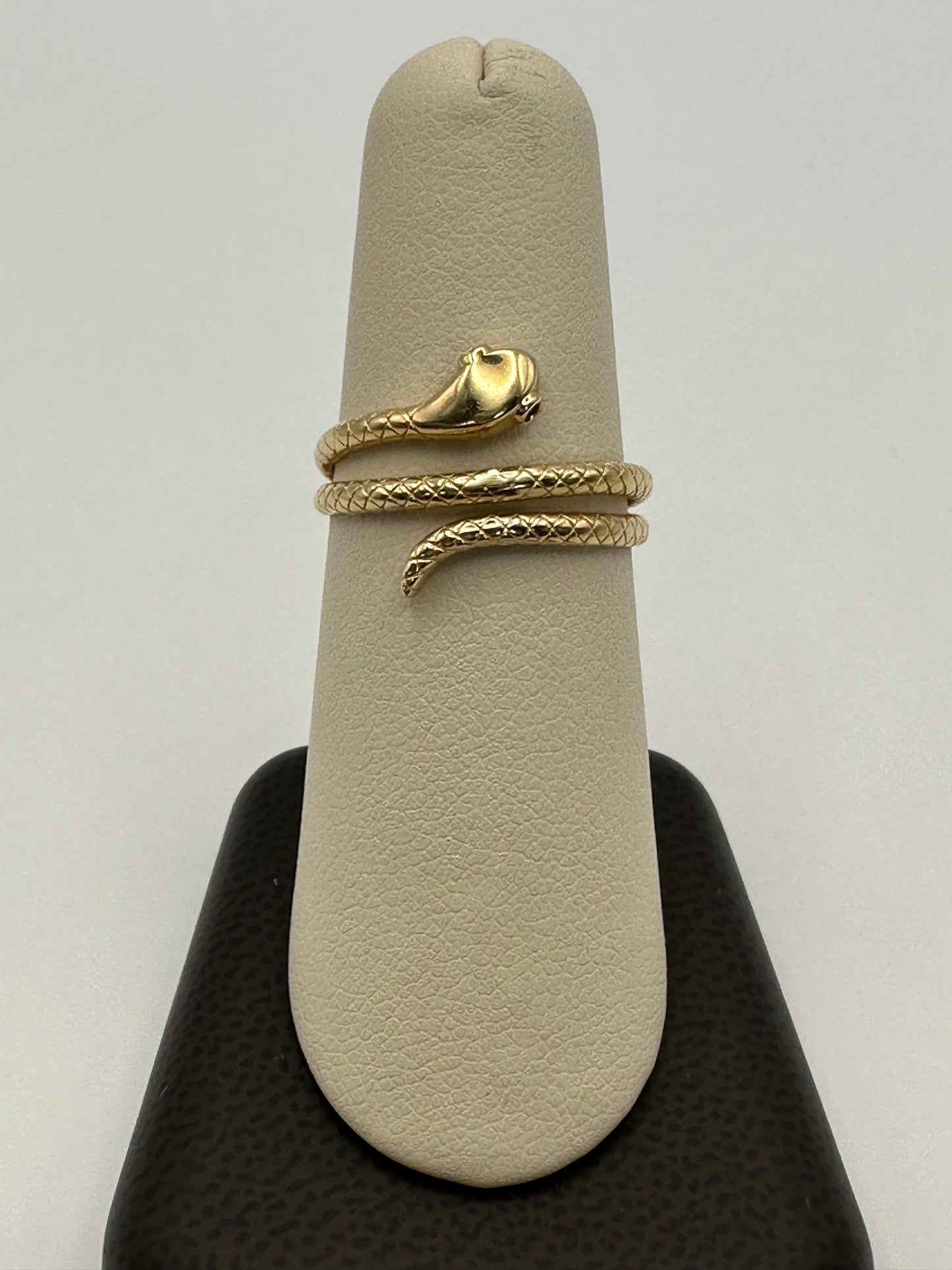 14k Yellow Gold Snake Ring