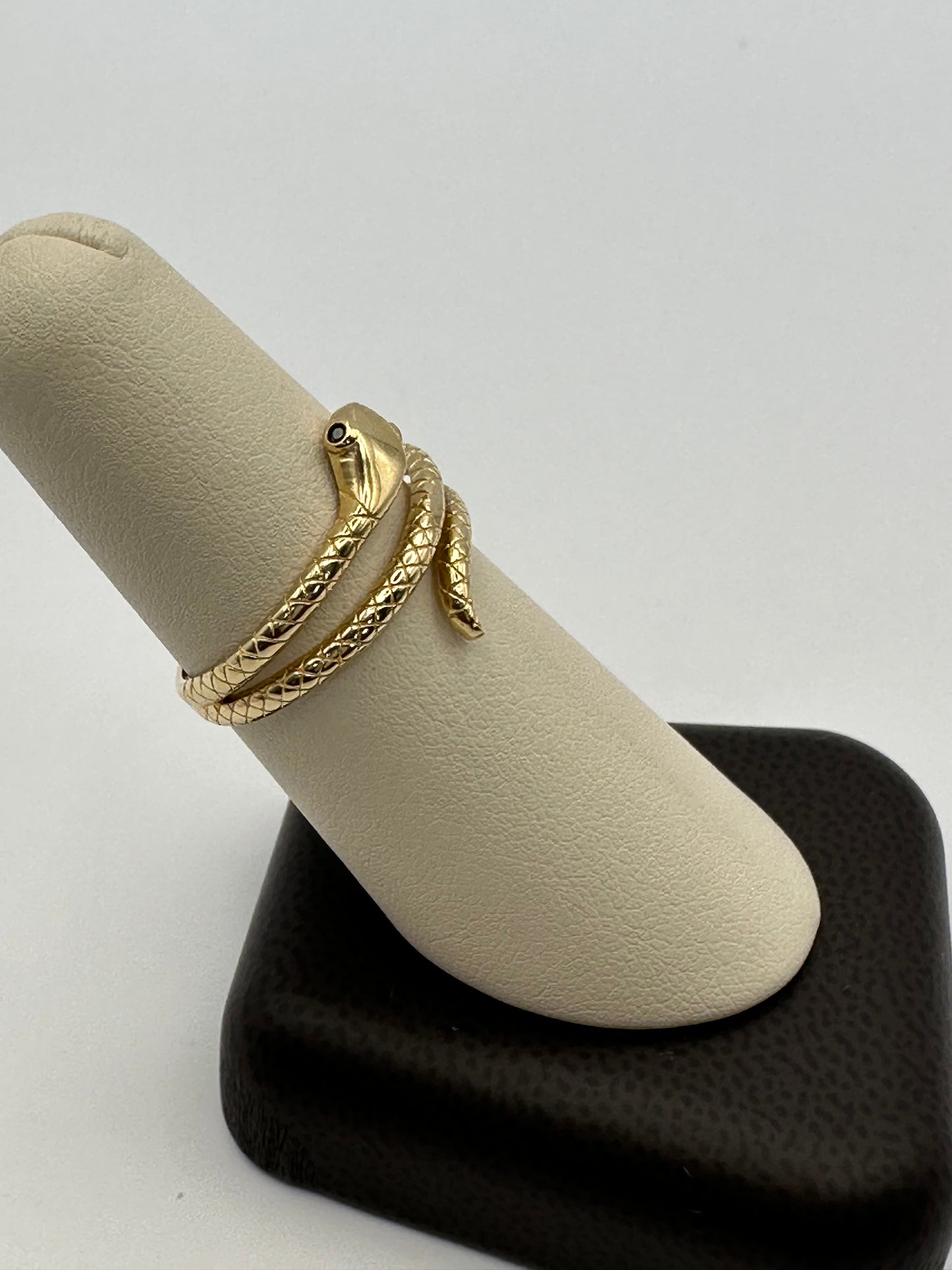 14k Yellow Gold Snake Ring