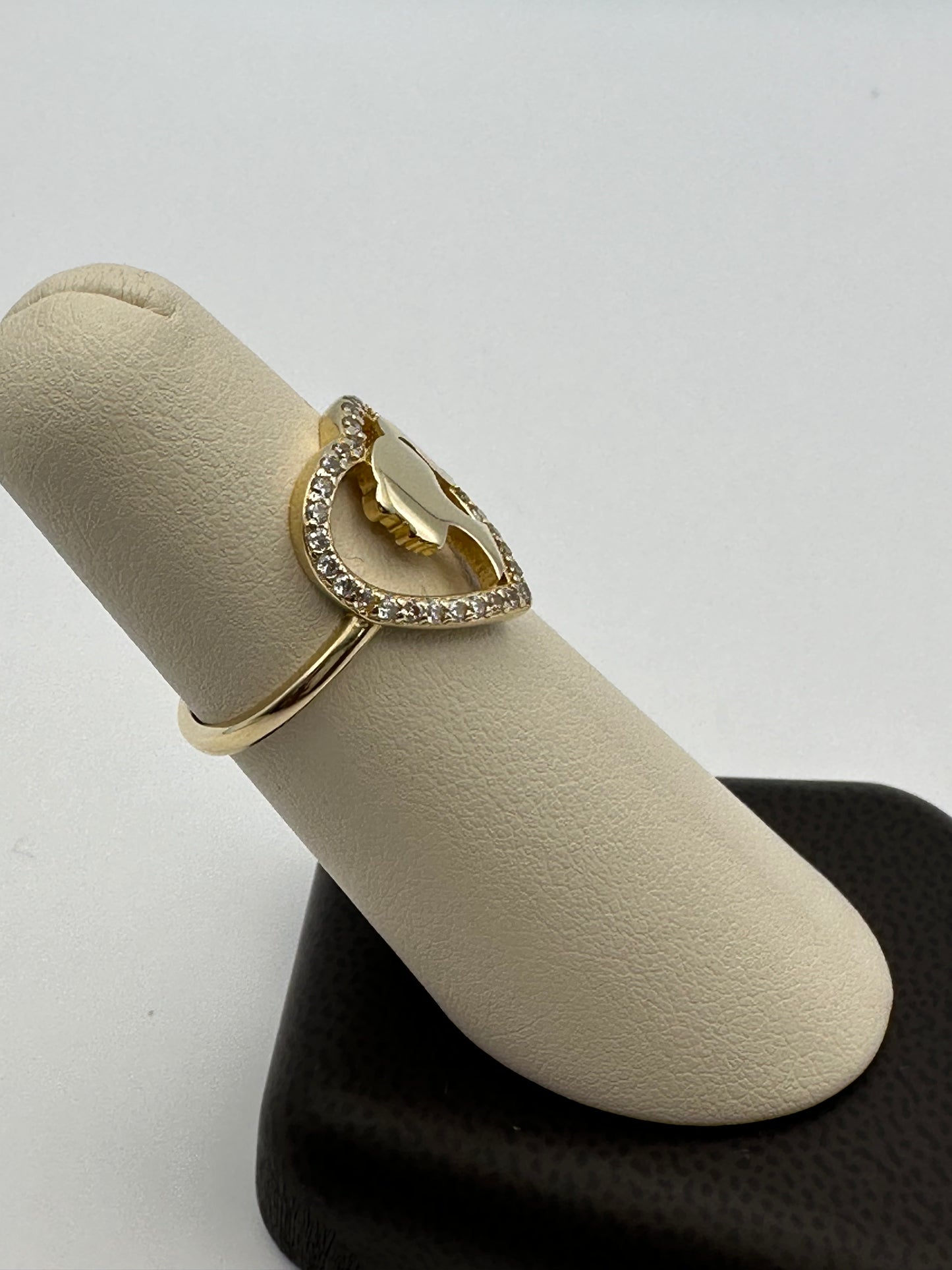 14k Heart Barbie Gold Ring