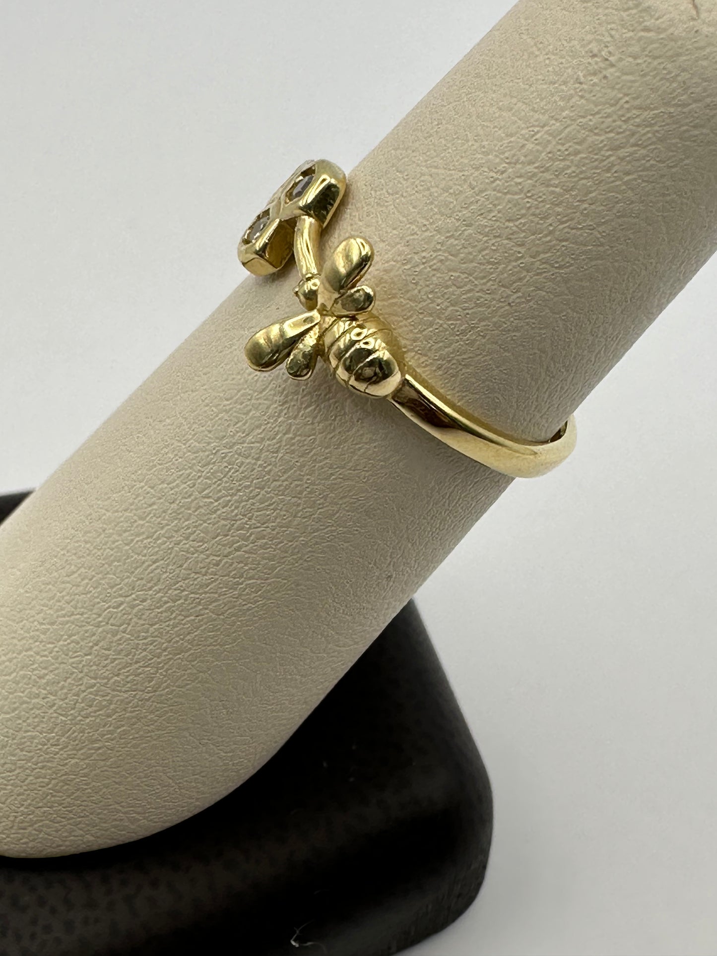 Honeycomb 14k Yellow Gold Ring