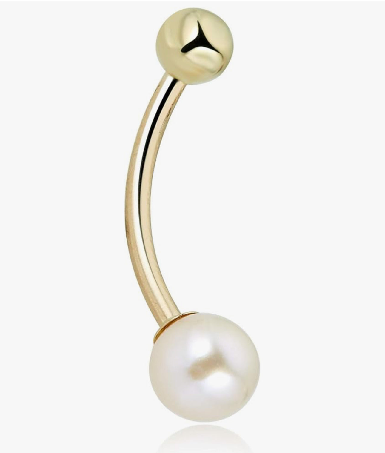 Piercing para el ombligo 14k 1g