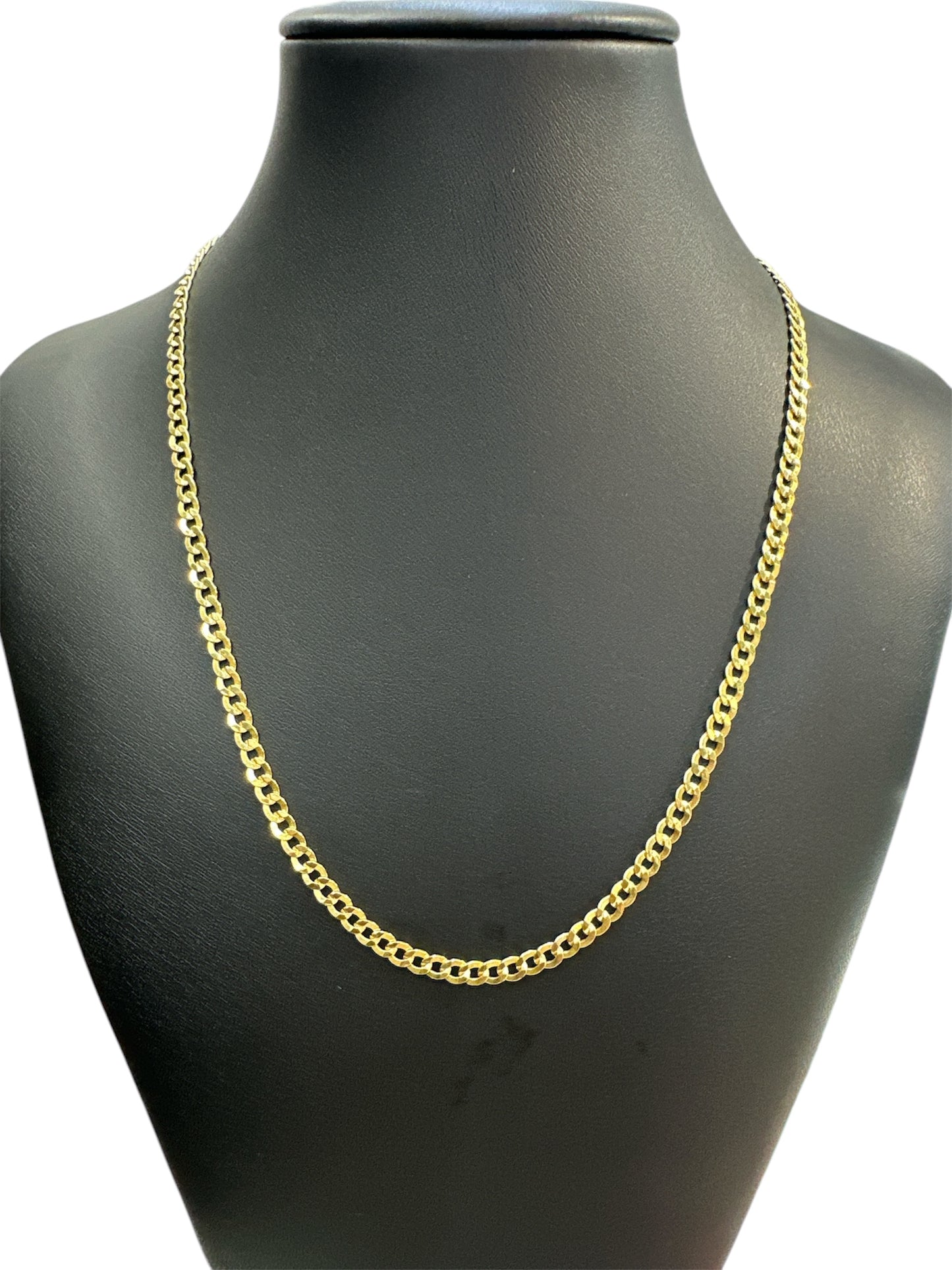 Cadena tejido cubano. 14k 6 g