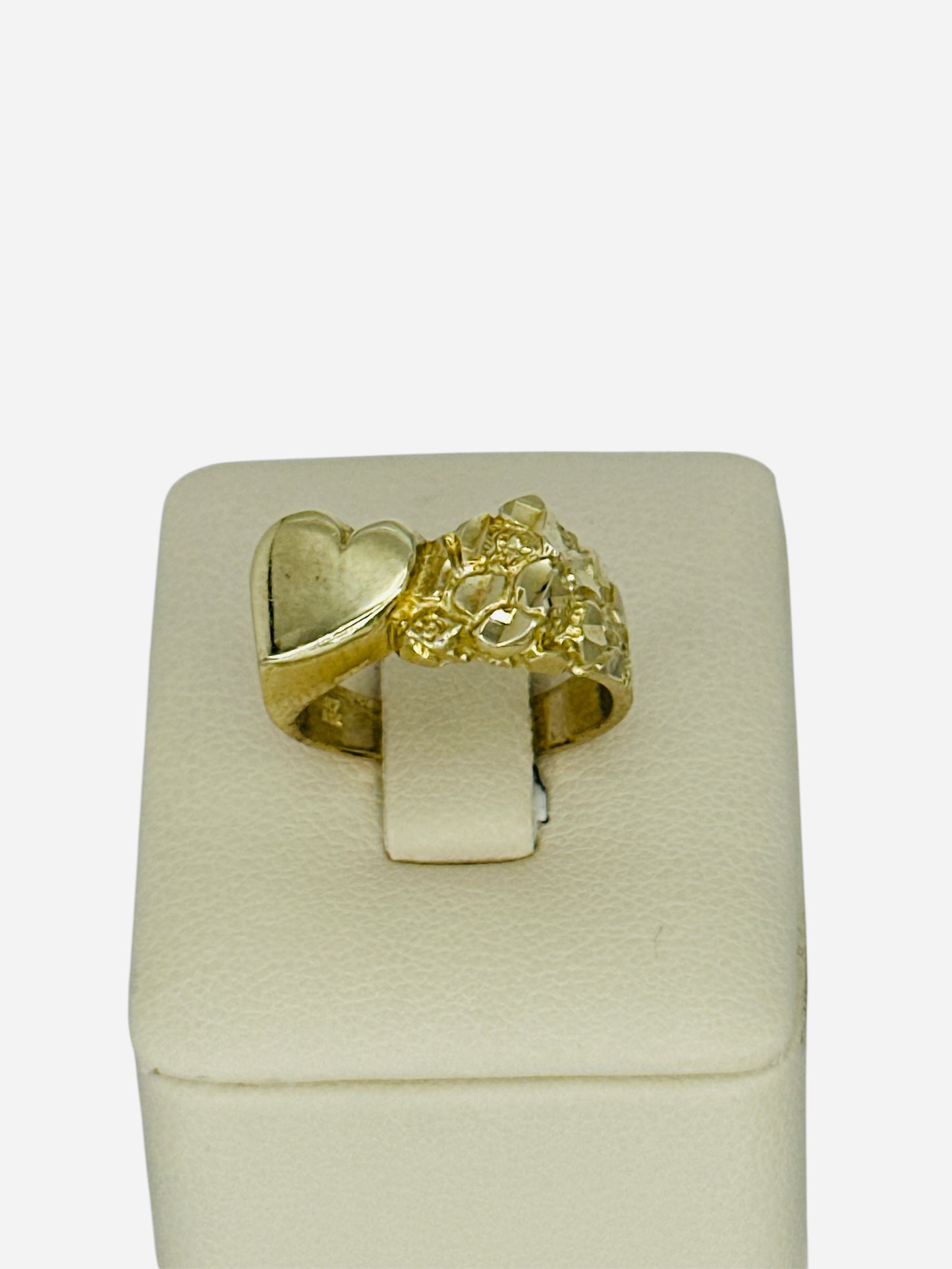 Anillo de corazón doble Nuggets