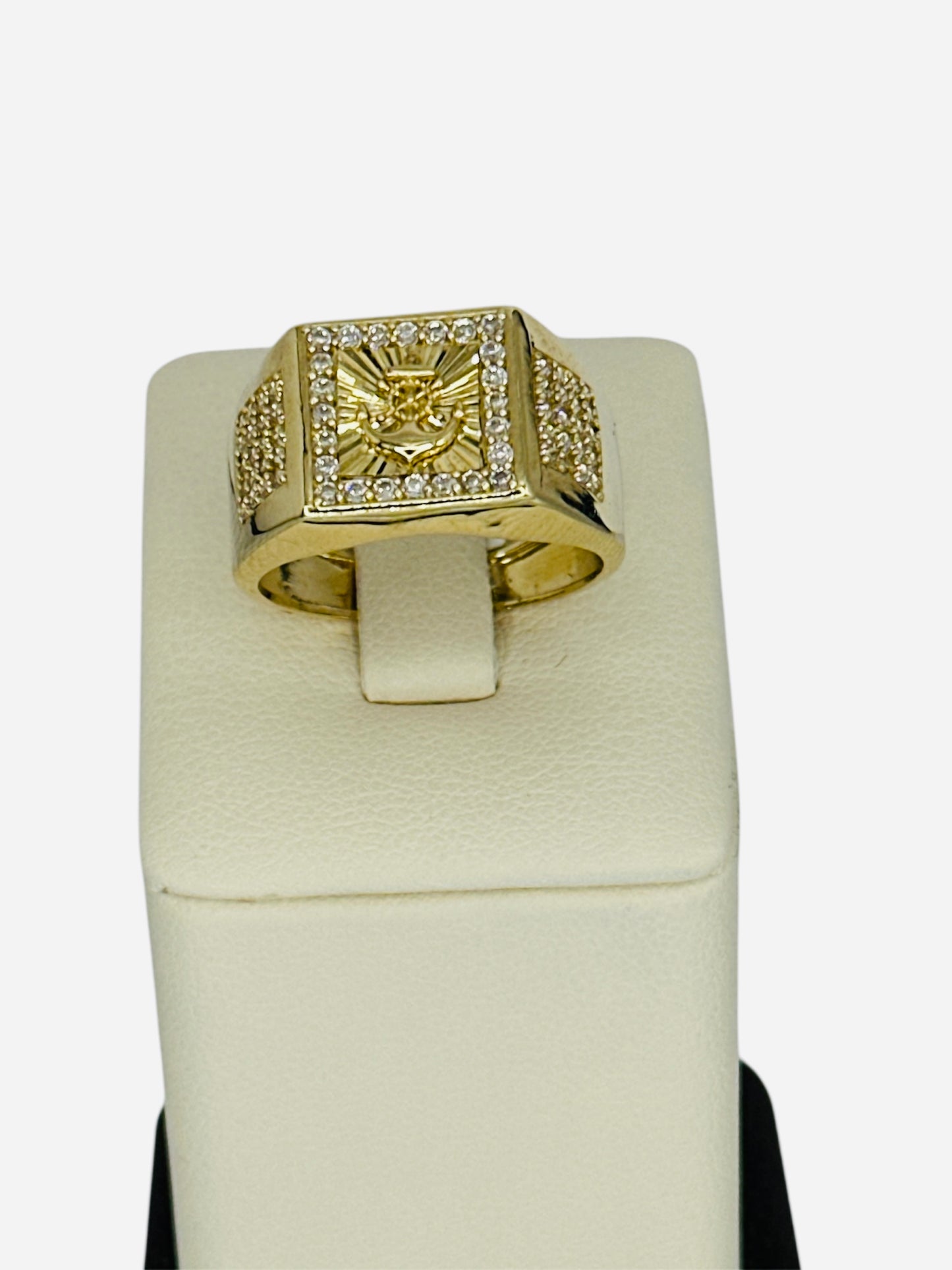Anillo de ancla 10k 4.4g