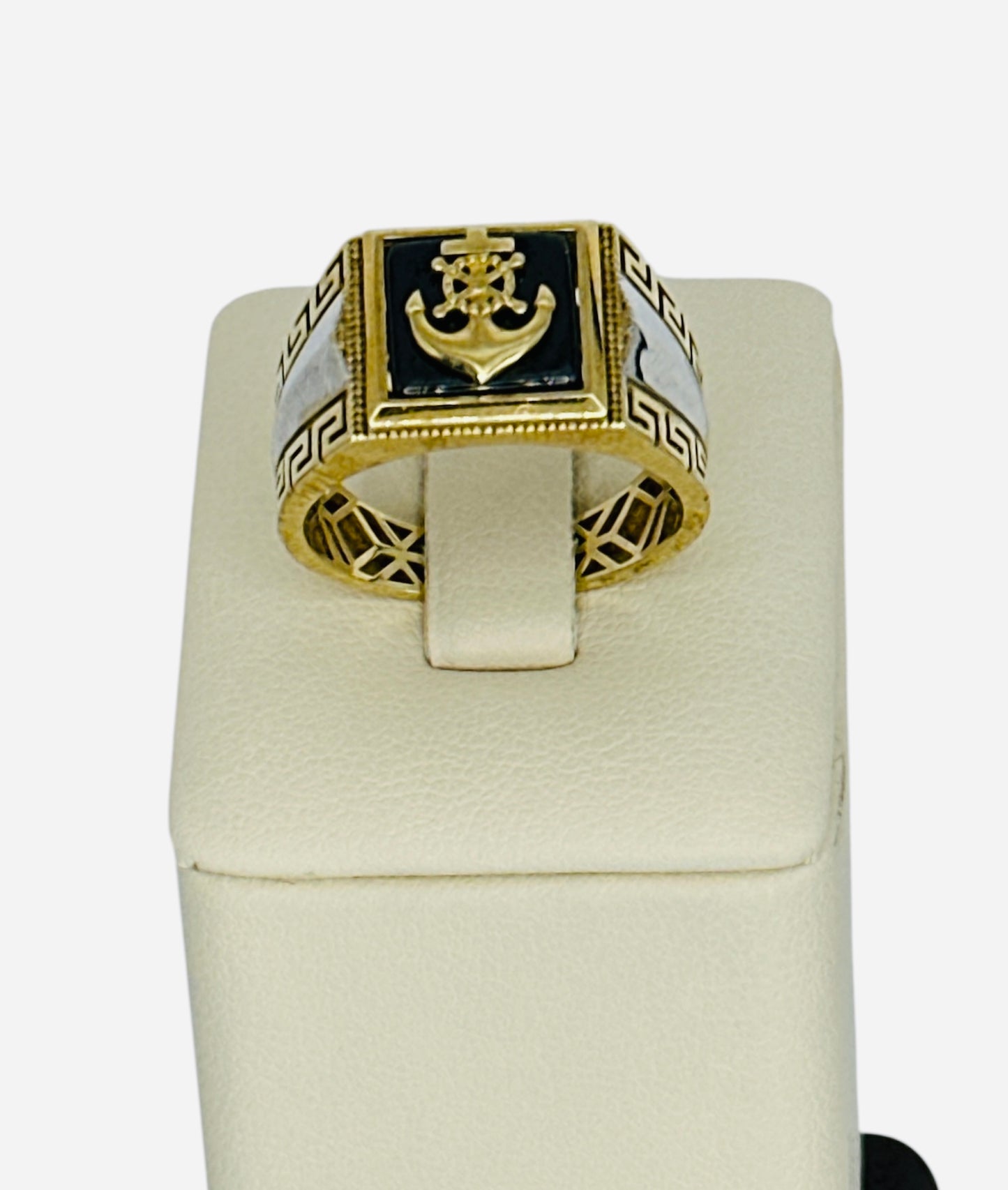 Anillo de ancla 10k 5.8g