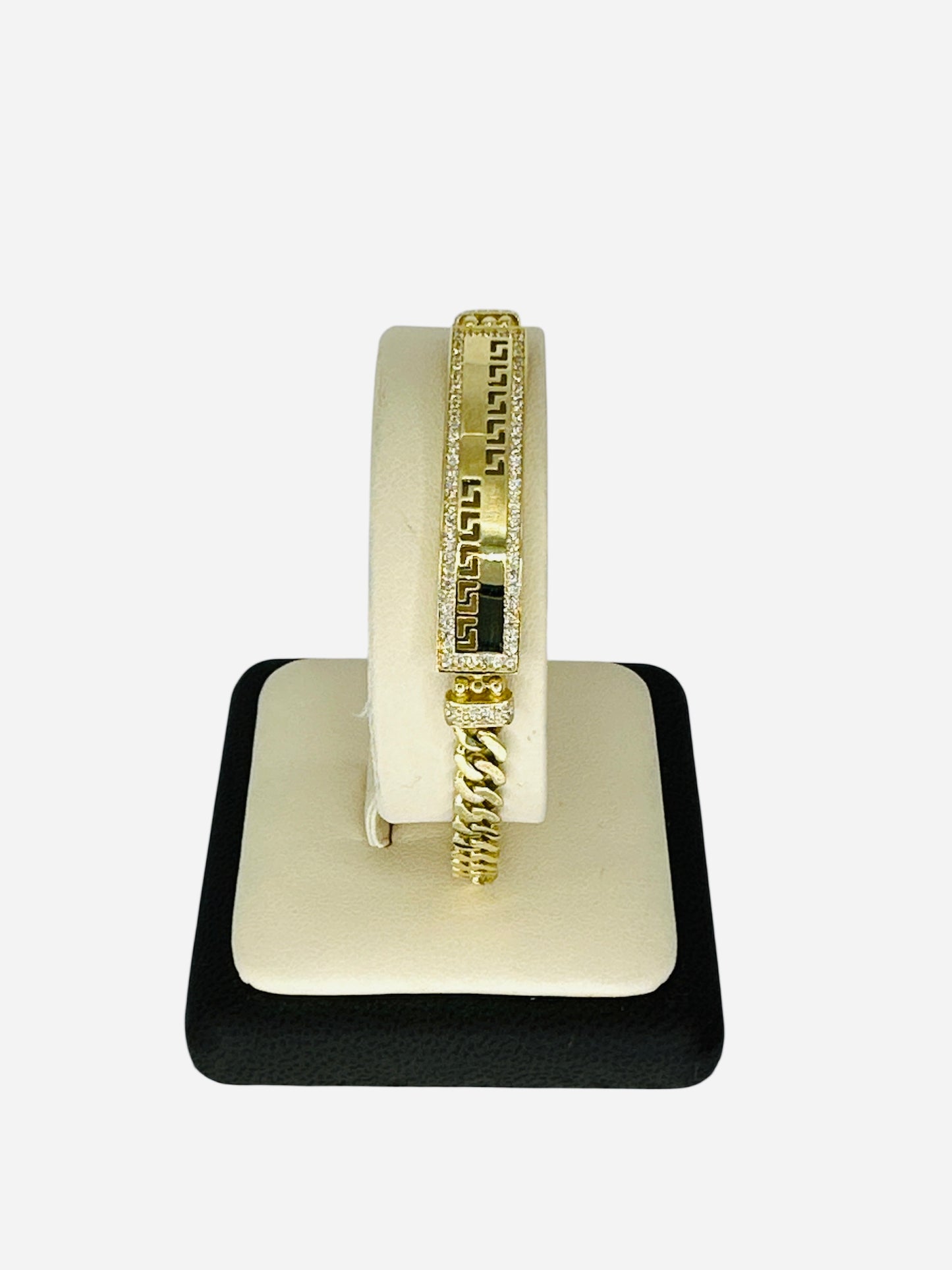 Brazalete plancha tejido monaco10k 9.3g