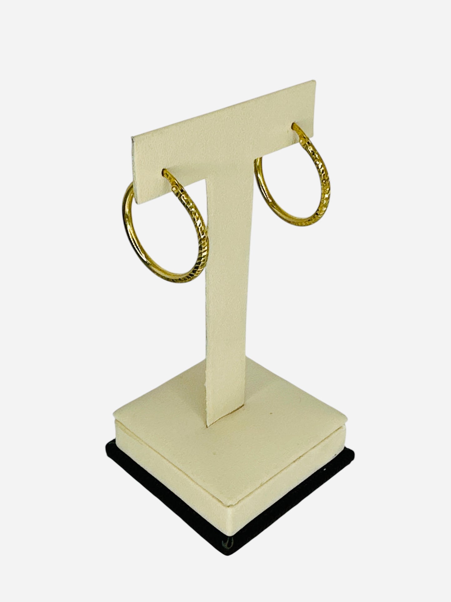 Argollas medianas 10k 2.1g