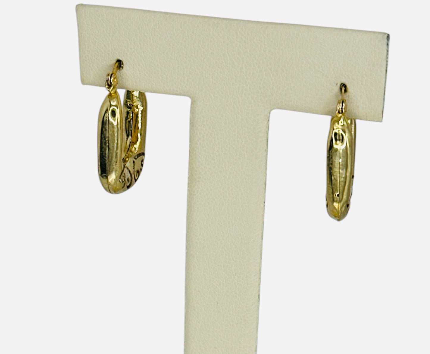 Argollas medianas 14k 3.6g