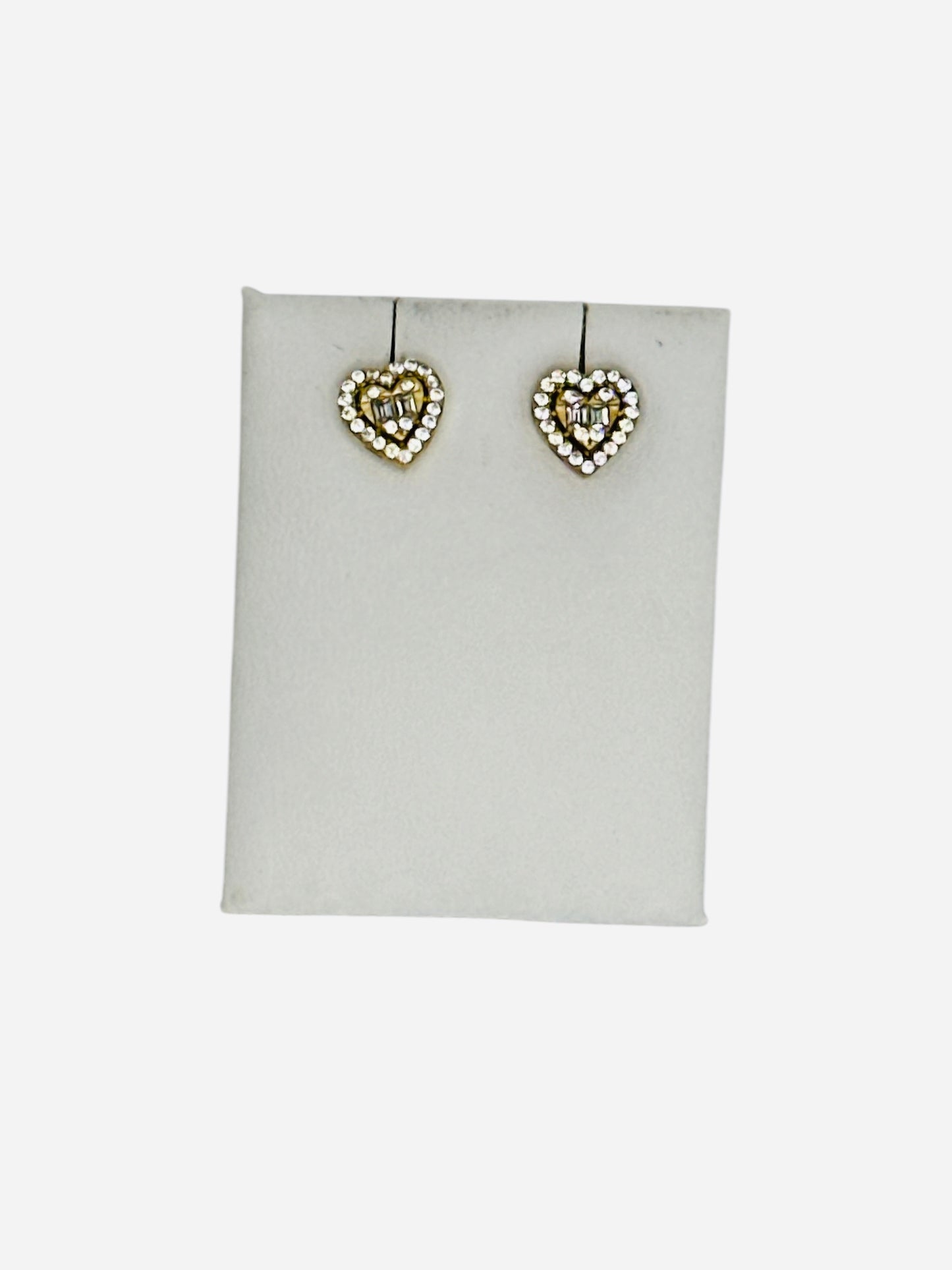 Pendiente de corazón 10k 1.4g