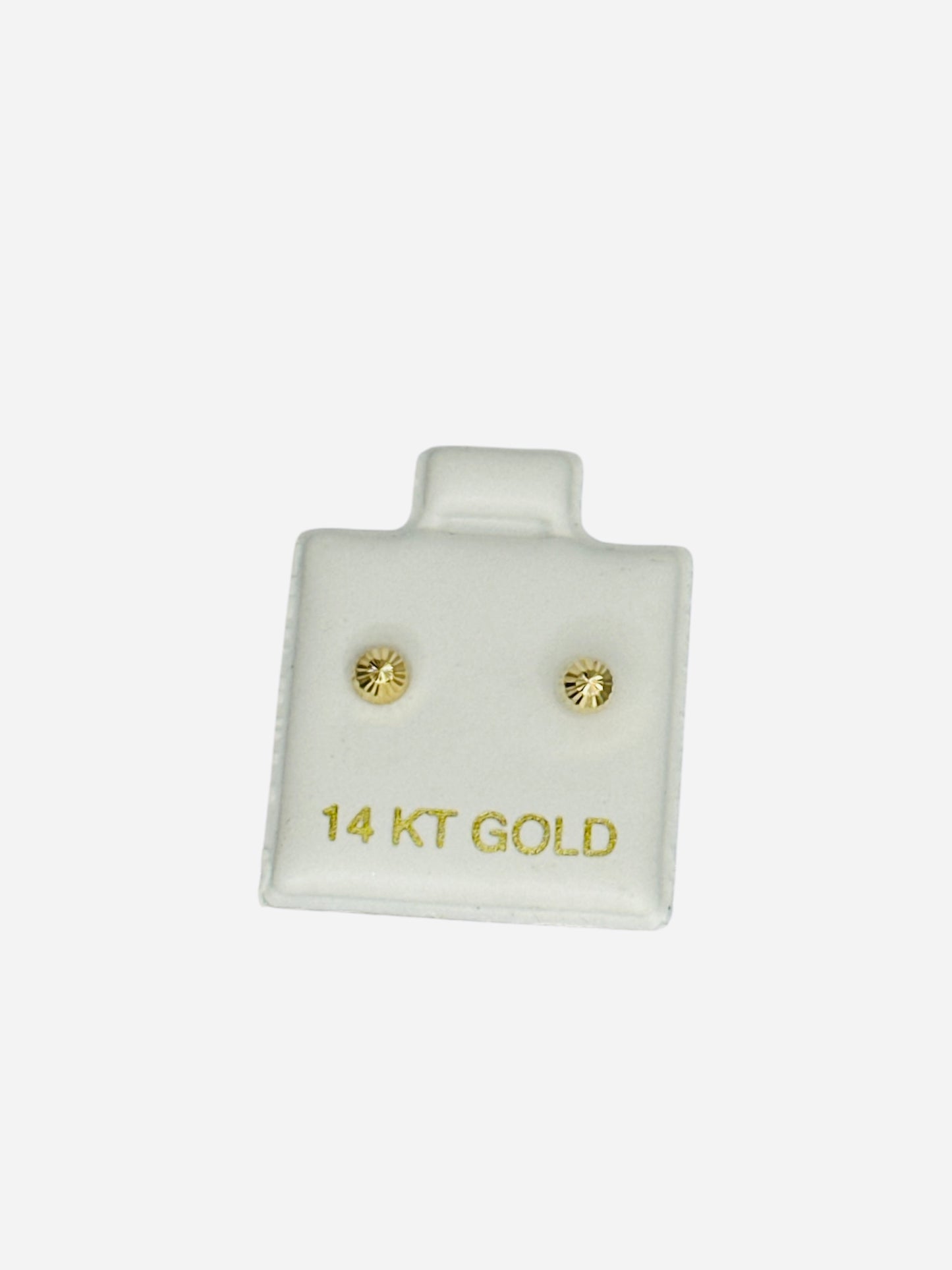 Pendiente pequeño 14k 0.5g