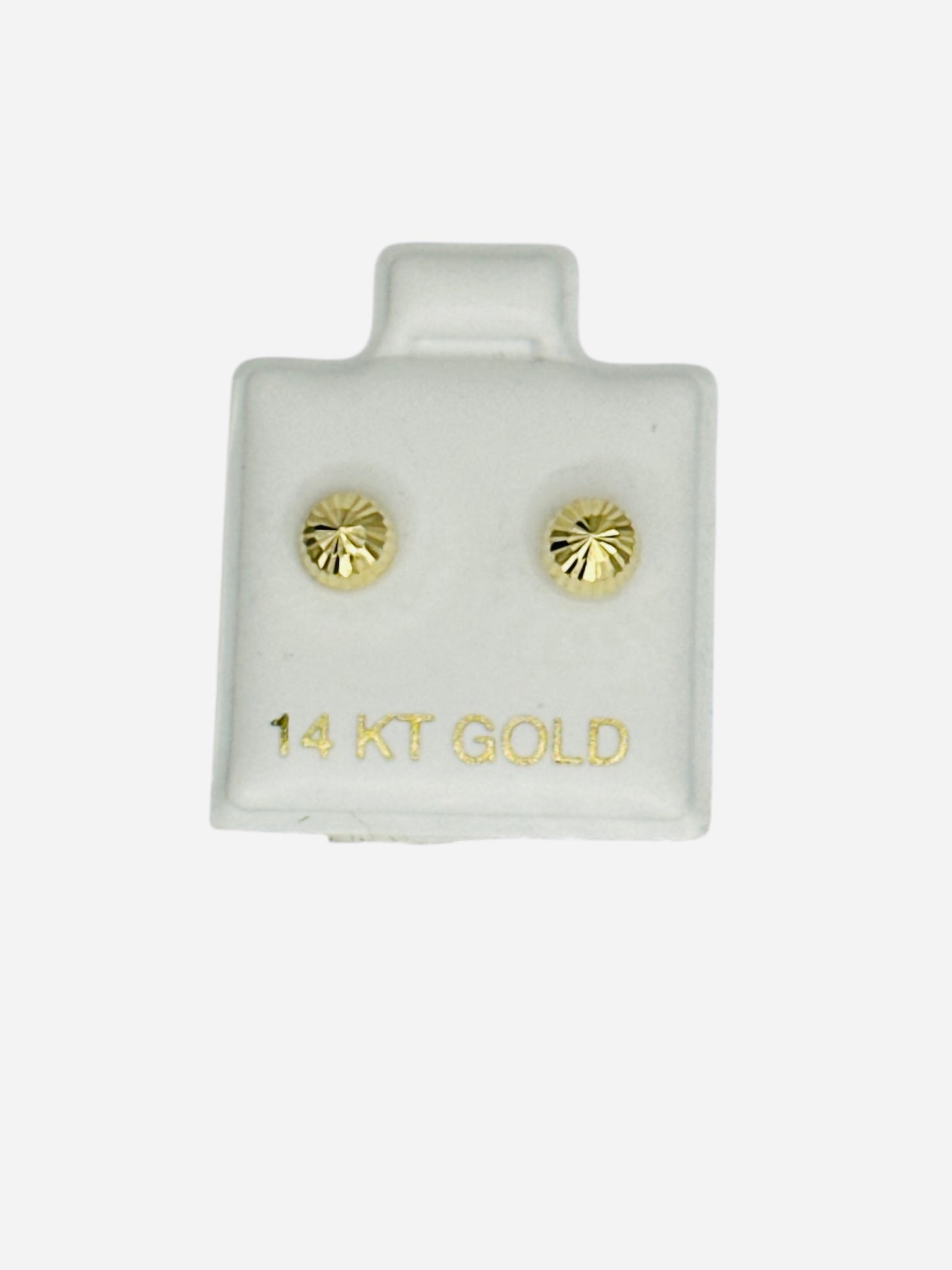 Pendientes mediano de 14k