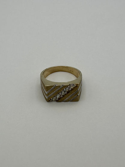 14k Unisex Yellow Gold Ring