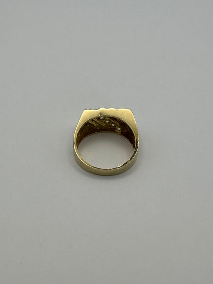 14k Unisex Yellow Gold Ring