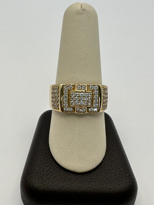 Gold Ring 10k with Diamonds