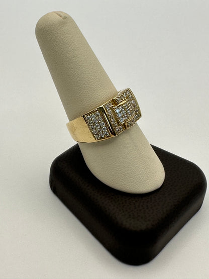 Gold Ring 10k with Diamonds