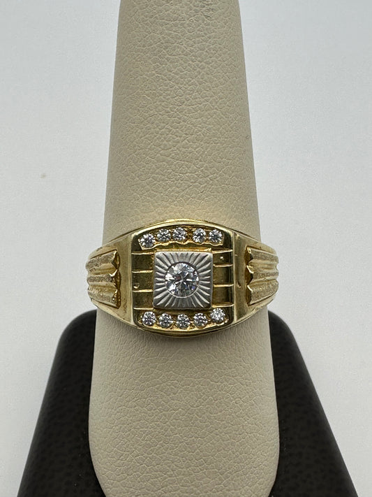 10k Gold Diamond Ring