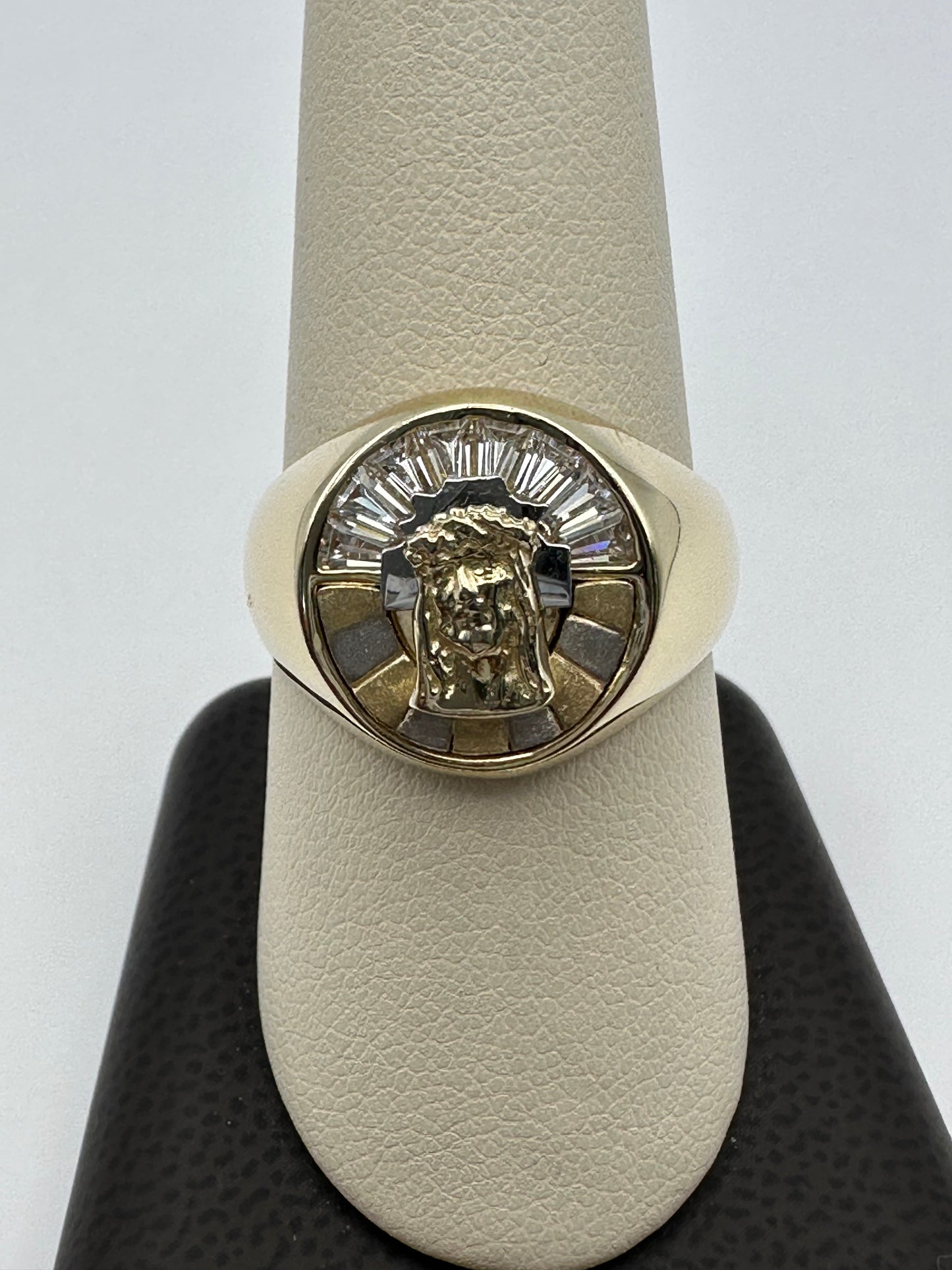 Jesus 14k Gold Ring