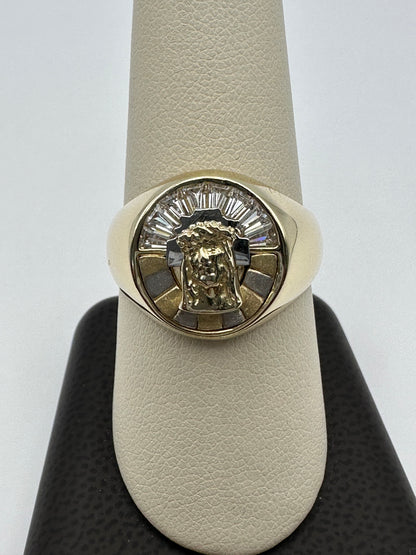 Jesus 14k Gold Ring