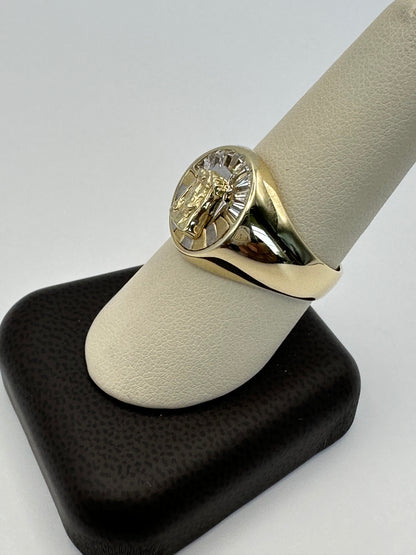Jesus 14k Gold Ring