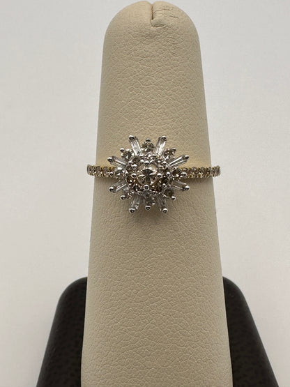 Diamond Stones 10k Gold Ring