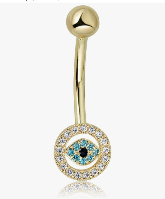 Piercing para ombligo 14k 1g