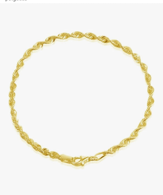 Pulsera de lazo 10k 2g