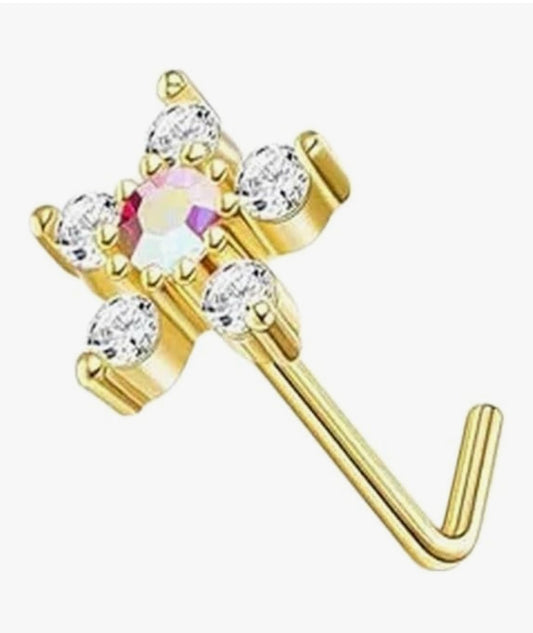 Piercing para nariz 14k