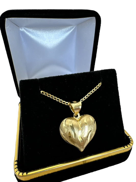 Dije  Corazón Grande 14k 2.3g