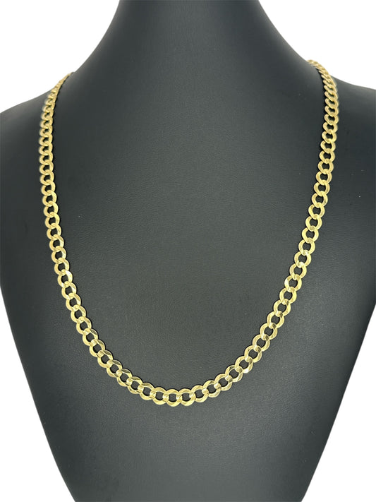 Cadena tejido cubano  14k   17,1g