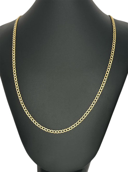 Cadena cubana 14k 5 g