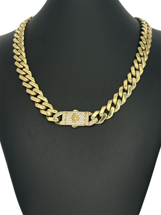 Cadena monaco  14k.  30.2g