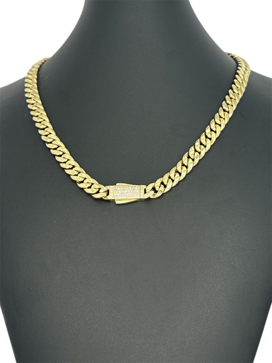 Cadena  bebe monaco  14k   15g
