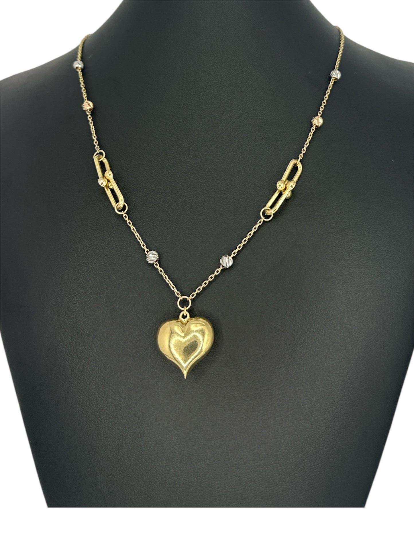 Cadena de corazón  14k. 7g