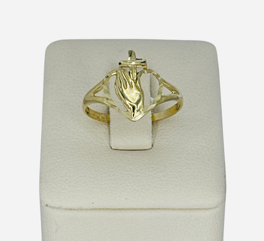 Anillo con la mano de Cristo