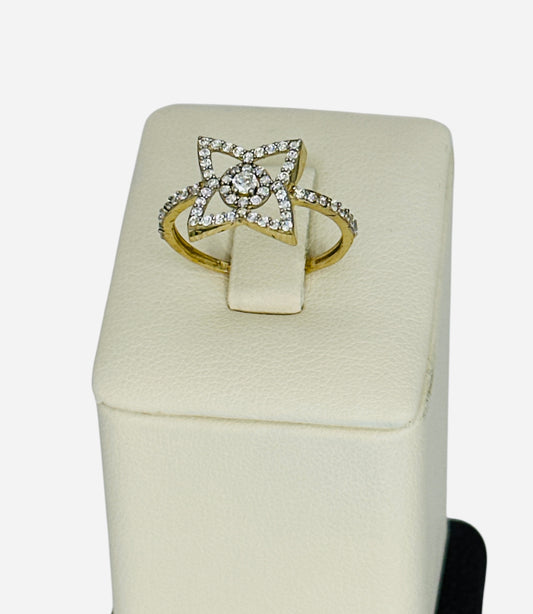 Anillo del amarre 10k 1.6g