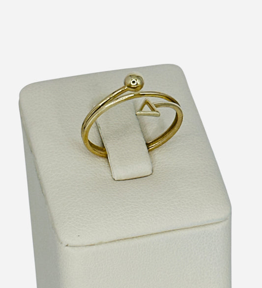 Anillo de flecha 10k 1.1g