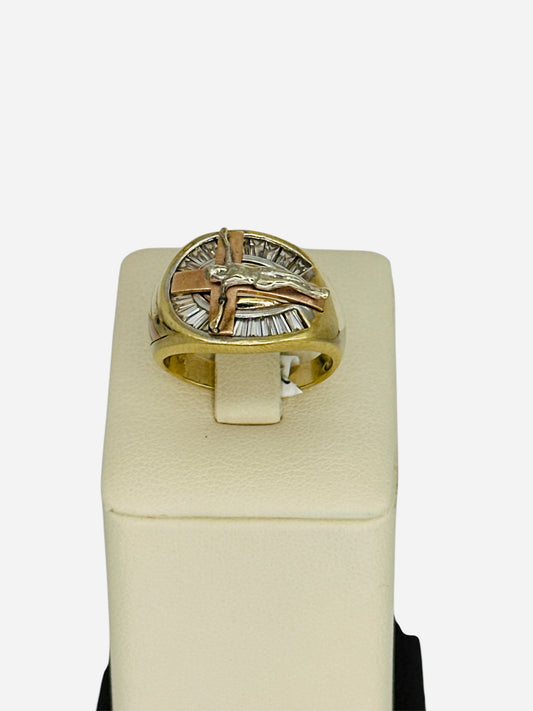 Anillo de Jesus 10k 8.9g