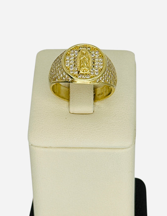 Anillo de la Virgen 10k 6.6g