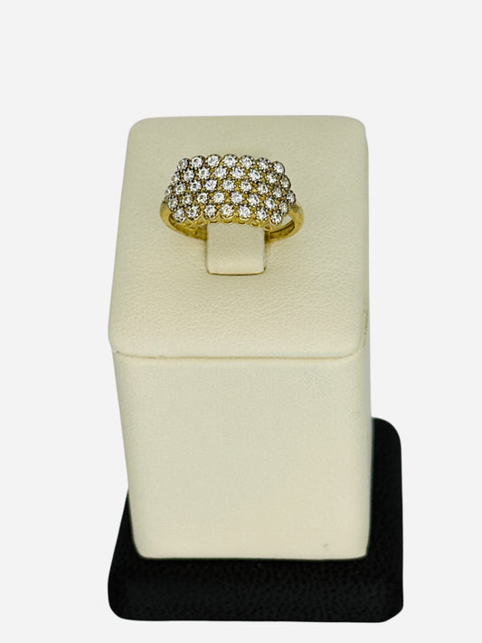 Anillo rectangular 10k 2.3g