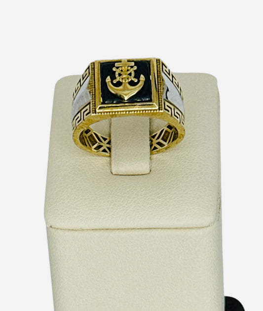 Anillo de ancla 10k 5.8g