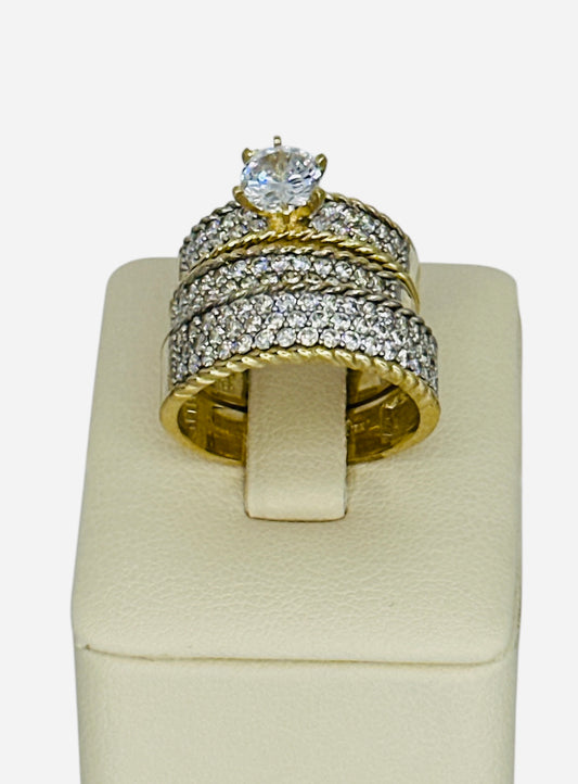 Anillos de matrimonio 10k 10.3g