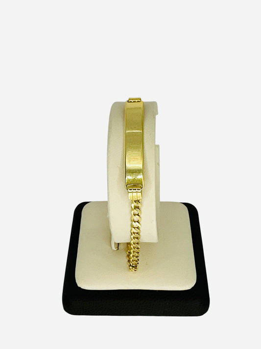 Bracelet con plancha 14k 5.4g
