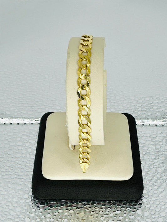 Bracelet 14k 5g tejido cubano.