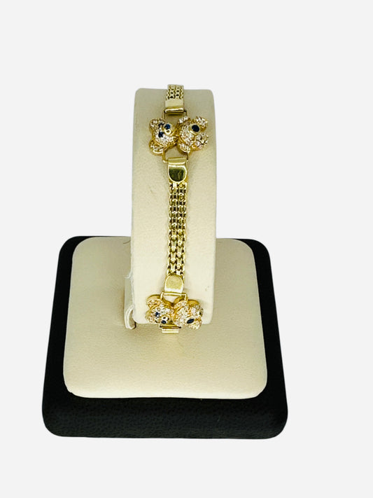 Brazaletes de oso 14k 8.4g