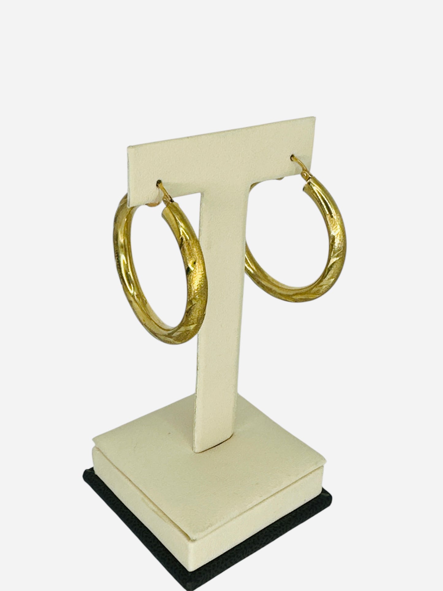 Argollas medianas 10k 3.5g