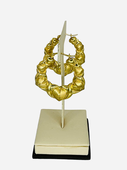 Argollas grandes 10k 6.8g