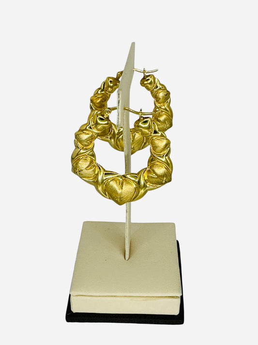 Argollas grandes 10k 6.8g