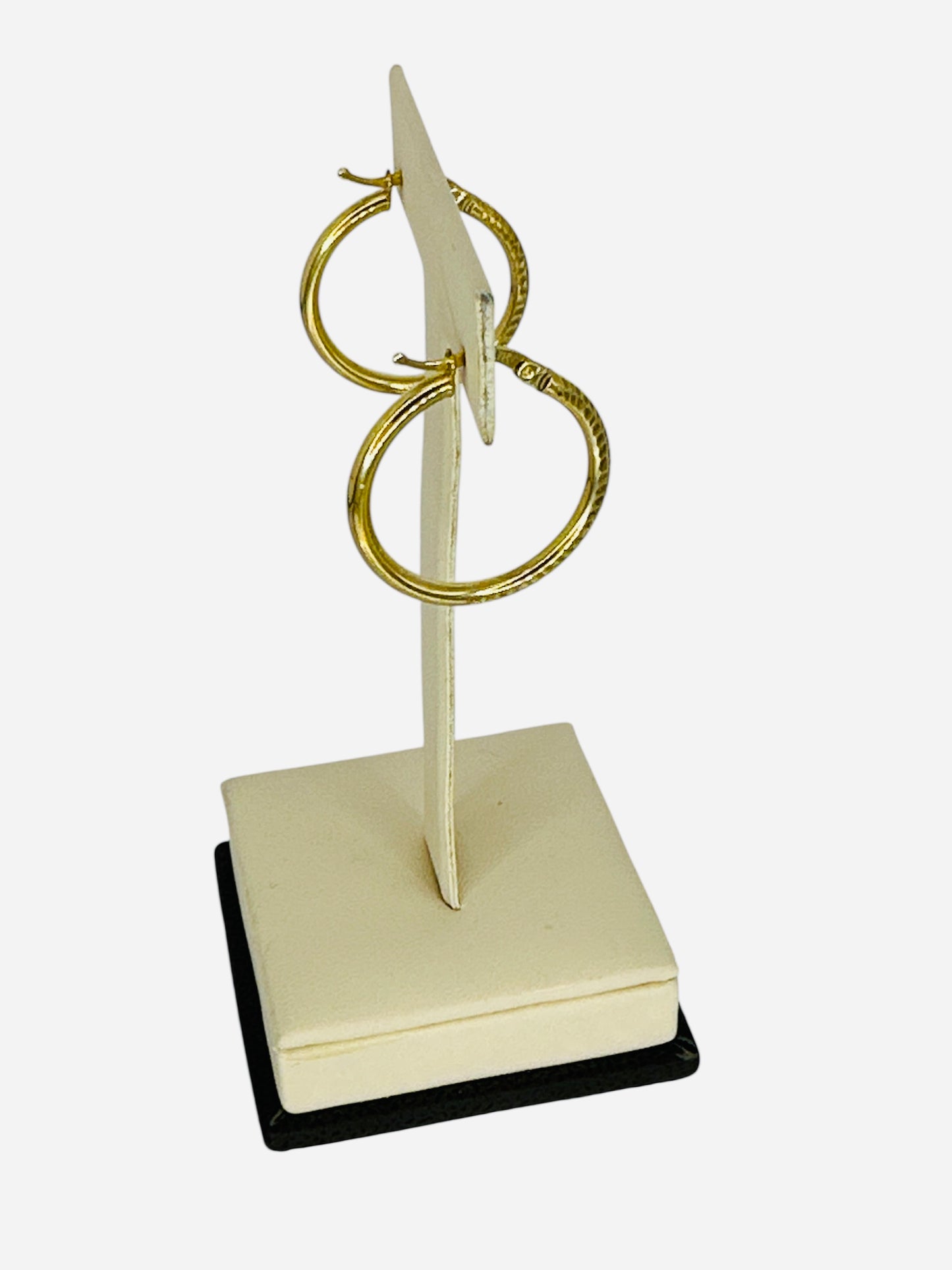 Argollas medianas 10k 2.1g