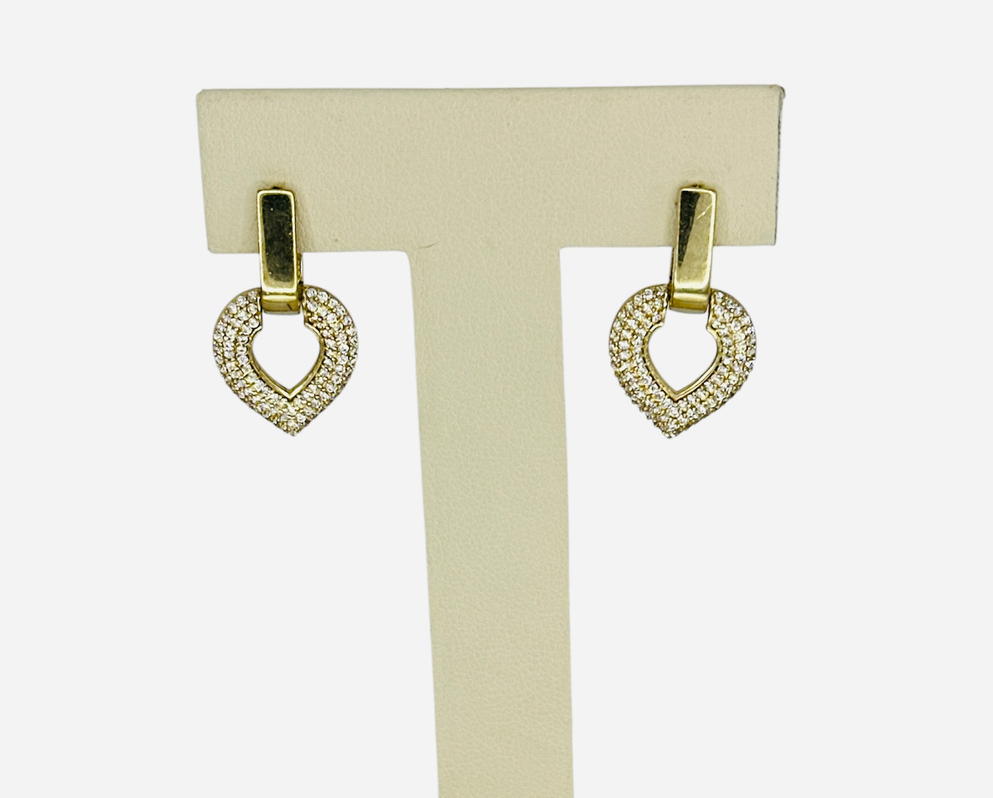 Argollas de corazón 14k 4.5g