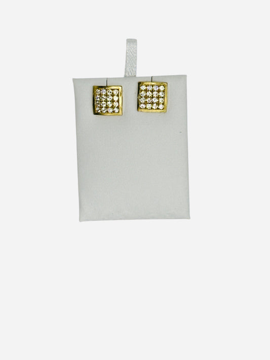 Pendientes cuadrados 10k 2.3g